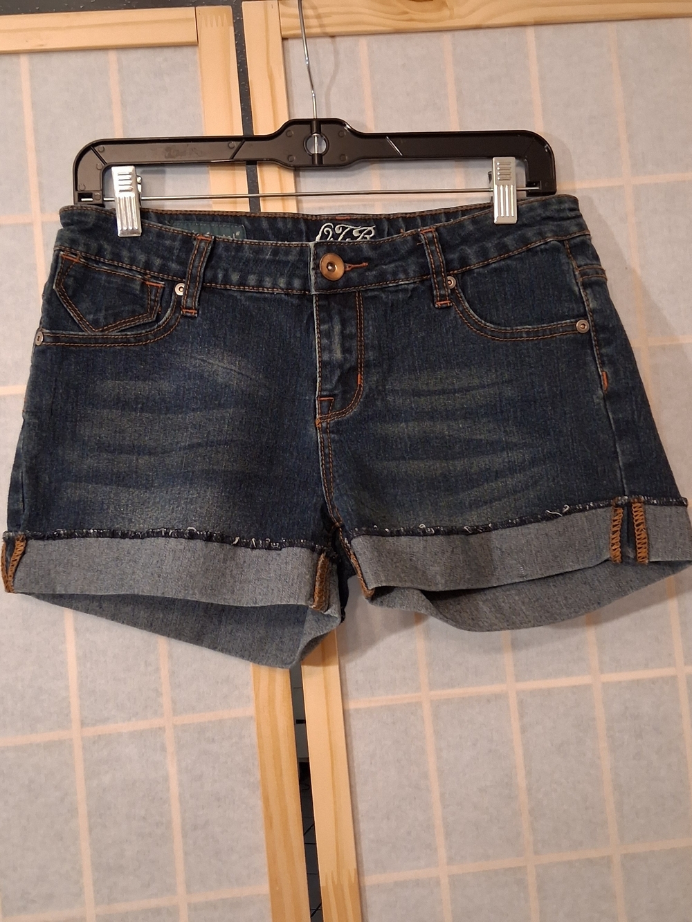 Otb Dark Blue Denim Women’s Shorts Size 9 ( Juniors)